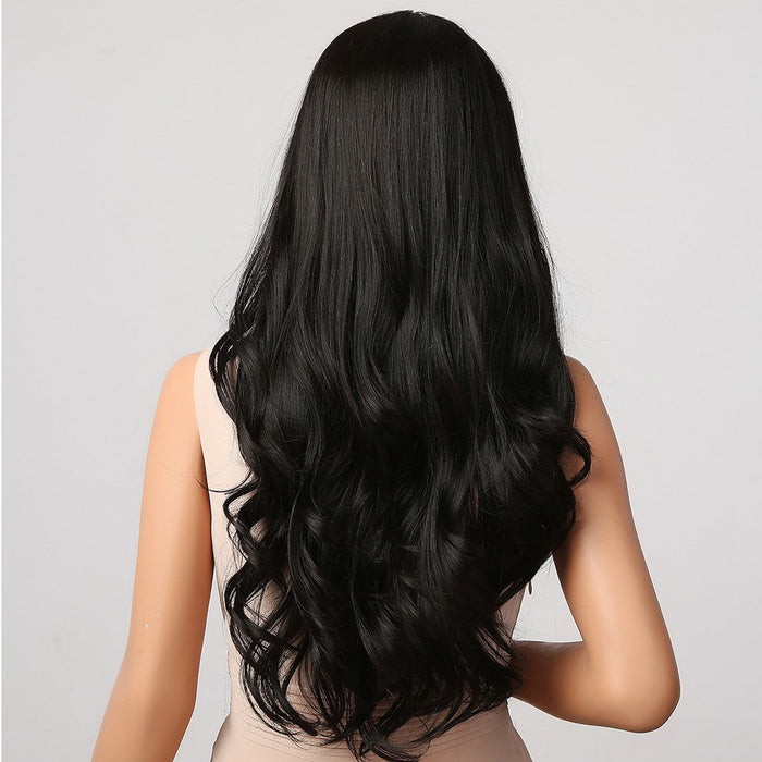 Long Wavy Lace Front Human Hiar Wigs for Black Women