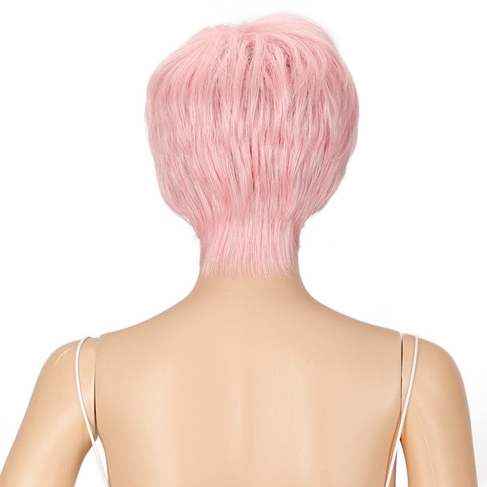 Popular Fiber Synthetic Short Human Hair Wig