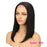 Straight Lace Front Middle Part Closure Human Hair Wigs