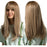 Synthetic Human Hair Wigs With Bangs