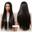 Long Straight Front Lace High Synthetic Human Hair Wig