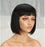 Straight Hair with Bangs Human Hair Wigs