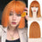 Short Bob Wigs with Bangs