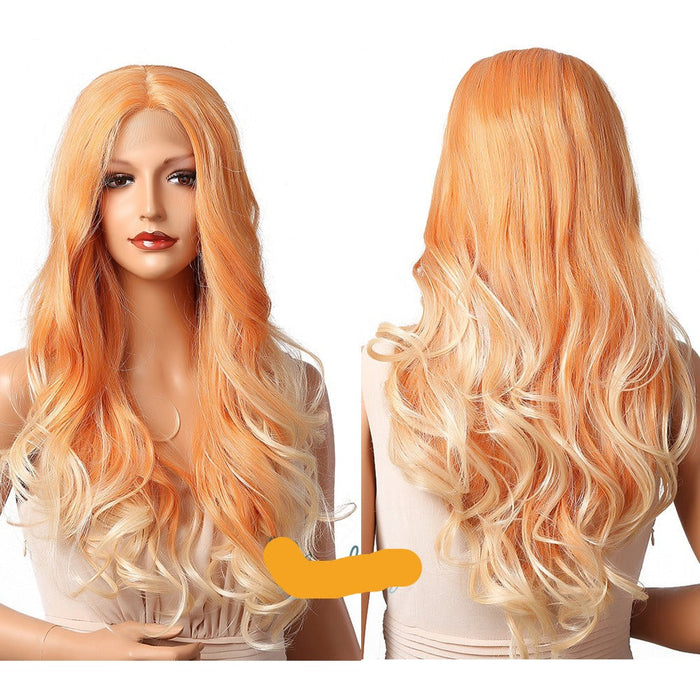 Long Wavy Lace Front Human Hiar Wigs for Black Women