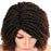 Curly Extensions Braided Fiber Curly Human Hair Wig