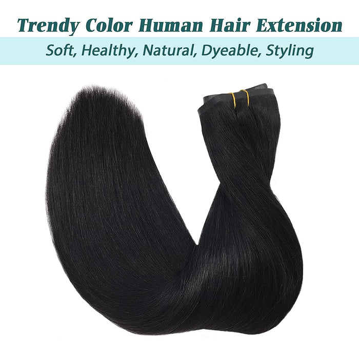 Natural Remy Invisible Seamless Clip in 100% Human Hair Extensions with Cuticle Wholesale