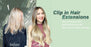 clip in hair extensions 100% human hair extensions clip in