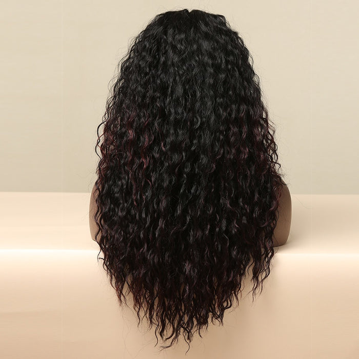 Black Mixed Red Brazilian Wigs