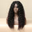 Curly Synthetic Lace Front Wigs for Black Women Black Mixed Red Afro Wigs Heat Resistant Fiber