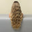 Long Body Wave Synthetic Wigs Middle Part Natural Dark Brown Blonde Cosplay Wigs for Women Heat Resistant Fiber