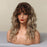 Long Wavy Synthetic Wigs with Dark Brown Wig for Black Women curly hair wig wholesale