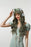 Olive Grey for Women Long Super Wave with Bangs Synthetic Wigs Wholesale Wigs Curly Jewish Wig