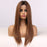 Synthetic Wig with Lace Front Silky Straight Synthetic Lace Part Wigs for Black Women