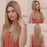 Long Straight Lace Part Synthetic Heat Resistant Human Hair Wig