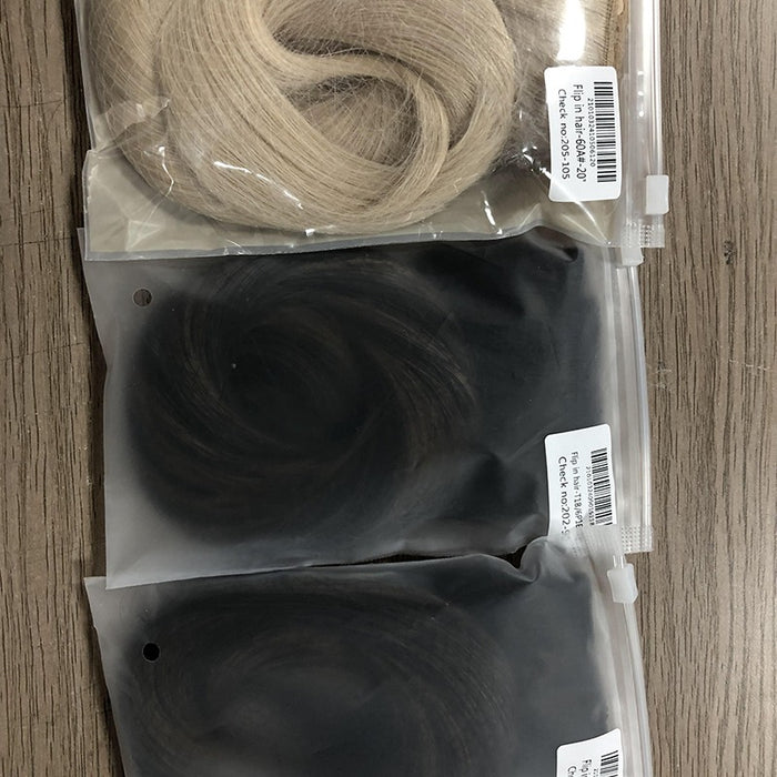 Human Hair Extension High Quality Color Brown Halo Hair Extensions