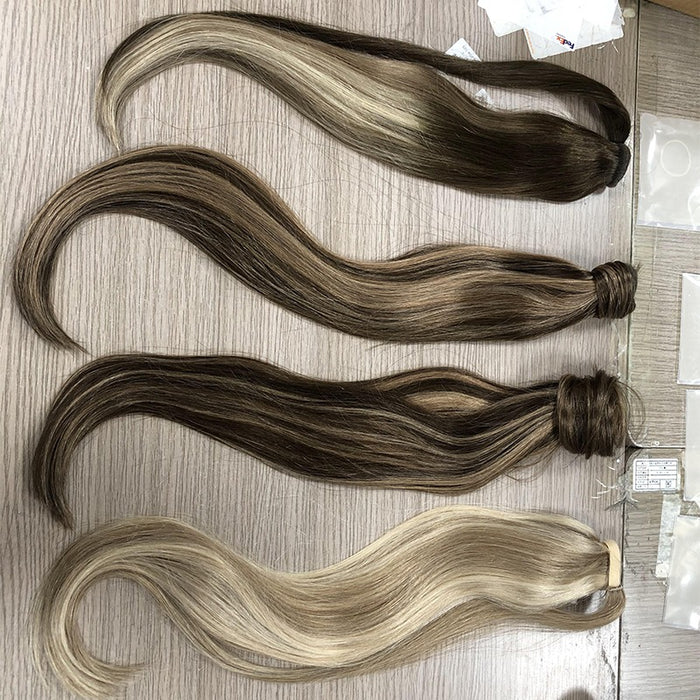 Human Remy Hair Hot Selling Ponytail Hair Extension