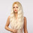 Golden Blonde White Ombre Wigs Long Curly Synthetic Wig for Women Afro synthetic wig curly