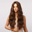 Long Wave Wigs Synthetic Wigs Dark Brown for Women Wigs Synthetic Wholesale