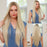 Straight Lace Front Wigs for Women Blonde Wig with Baby Hair High Density Synthetic Front Lace Wigs