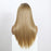 Long Straight Lace Front Wig for Women Natural Hair Line Brown Gold Wig synthetic wig with lace front