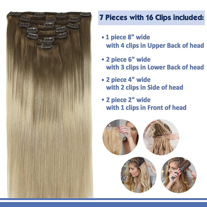 High Quality Raw Clip Hair Double Drawn Human Hair Kinky Curly Clip In Hair Extensions