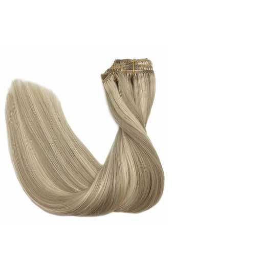 High Quality Straight Virgin Hair Clip In Extension Double Drawn Remy Human Piano Colour Hair Extension