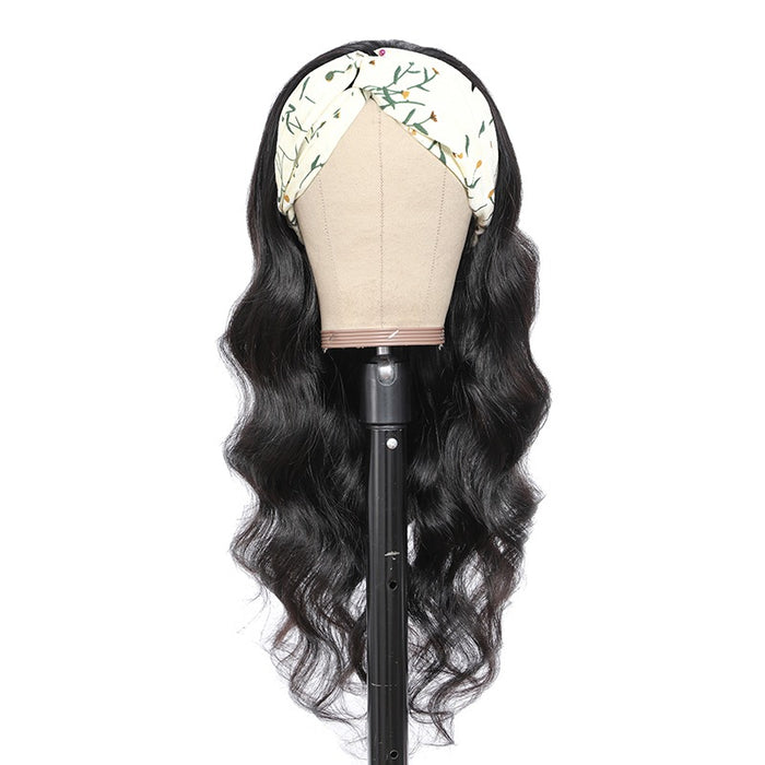 Headband Wigs Human Hair Headband Wigs for Black Women