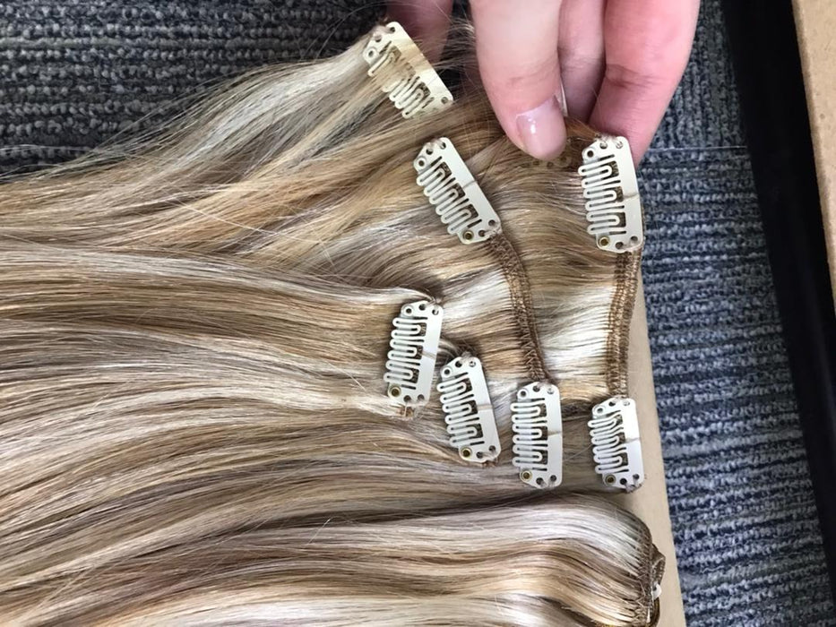 Double Drawn Thick Ends Remy Clip In Hair Extension