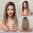 long straight synthetic wig front wig platinum blonde heat resistant wig