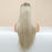 Lace Front Wigs Long Straight Blonde White Hair Synthetic Heat Resistant Transparent Hd Lace Frontal Wig