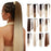 Long Silky Straight Weave Hair Synthetic Ponytail Gradient Ponytail Wig Clip in Ponytail