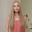 Long Straight Synthetic Lace Part Hair Wigs For Women Heat Resistant Daily Use