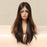 Wavy Dark Brown Synthetic Lace Front Wigs for Women Lace Front Wig Resistant