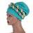 Muslim Double braids Braid For Women Female Headscarf Space cotton Turban Cap With sequins