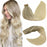 Double Drawn Lace Clip In Hair Extension 100% Human Hair For White Woman