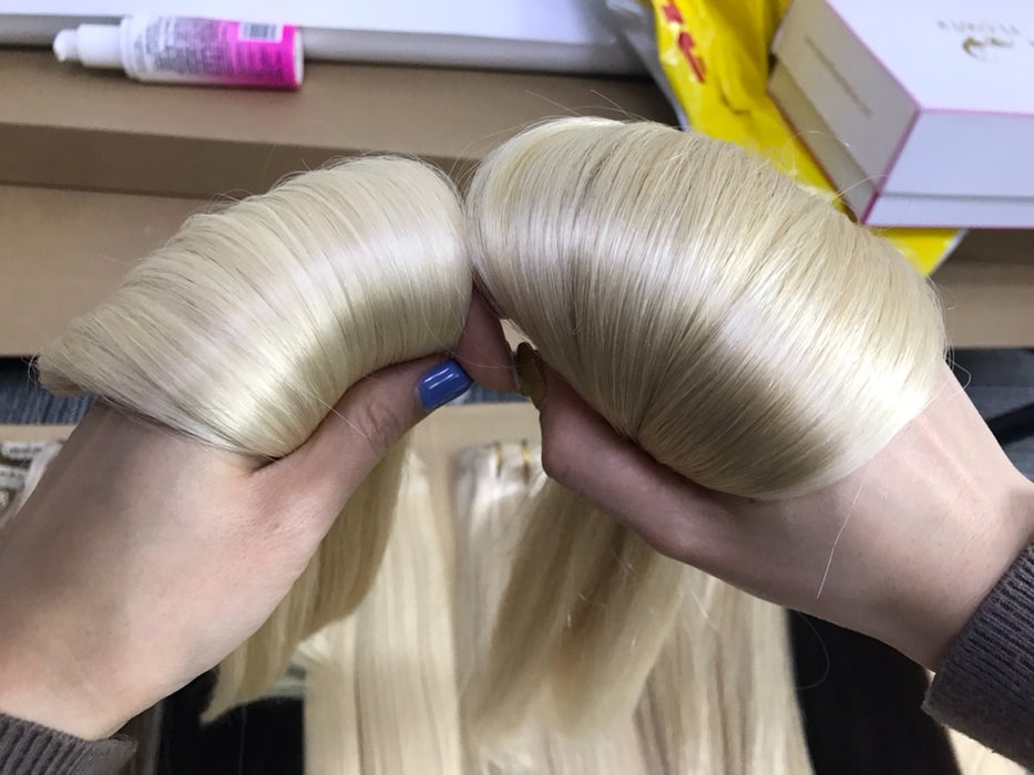 High quality human hair clip in extensions