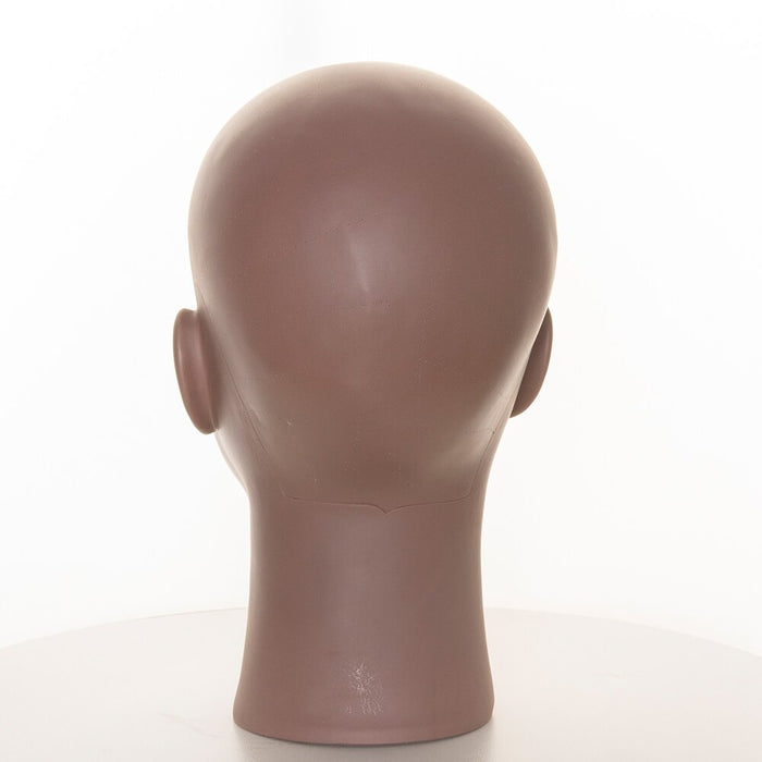 New Black Female Bald Mannequin Head With Stand Cosmetology Practice African Training Manikin Head For Hair Styling Wigs Making