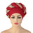 New Wholesale Custom Muslim Hijab Headscarf Braid Head Wrap Turban Cap Hat For Women Headwrap Hats