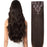 Double drawn 220g one piece clip in human hair extensions for sale