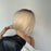 Short Bob Straight Synthetic Wigs with Bangs Ombre Brown Blonde Wig for Women Afro Wigs