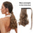 Synthetic Hair Ponytail Extended Ponytail Wig Drawstring Ponytail Suitable curly