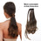 Extended Ponytail Wig Drawstring Ponytail Natural Wave Wig Synthetic Extensions Wrap Around Ponytail