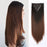 Synthetic Clip Wig Brown straight clip in hair extensions