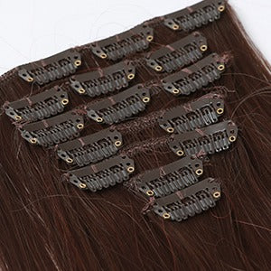 Synthetic Clip Wig Gradient Color On Hair Extensions