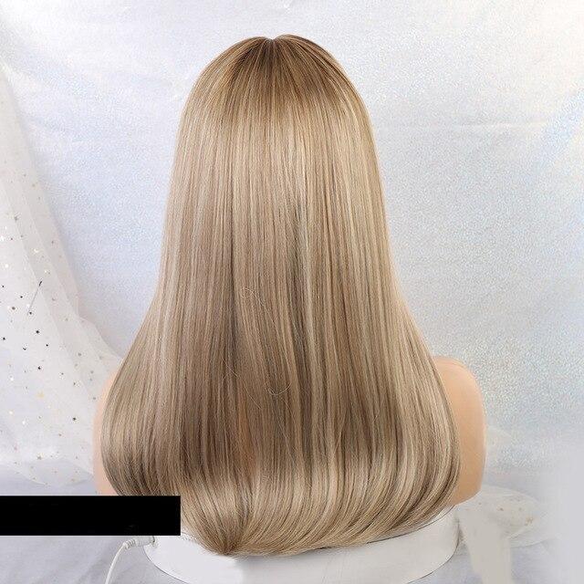 18inches Long Hot Natural Wig with Bangs