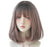 Halloween Pink Short Straight Bob Wig