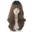 Halloween Ombre Brown Deep Wave Wig With Bangs