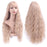 Halloween Pink Long Water Wave Wigs