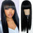 Halloween Pink Long Straight Wig