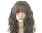 Halloween Blue Deep Wave Wig With Bangs